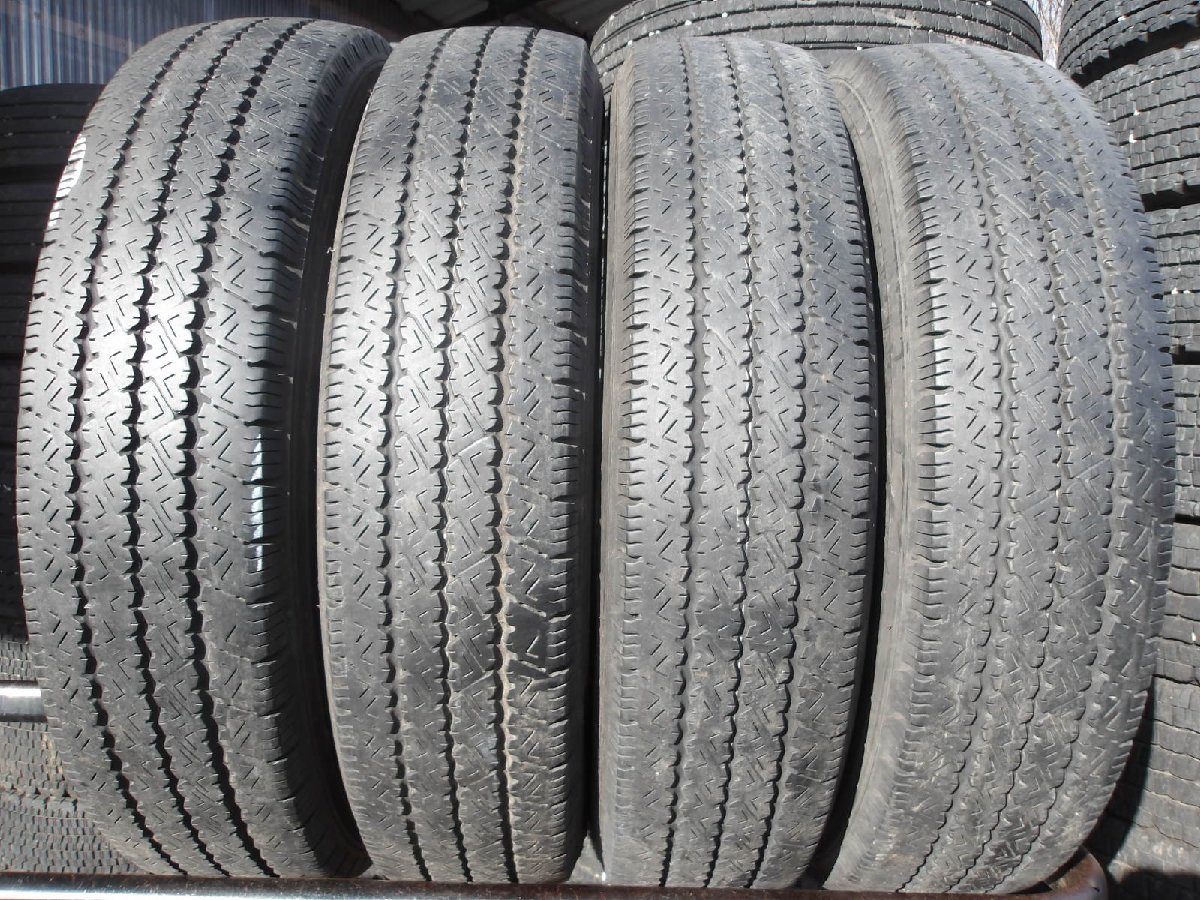 L706-4 205/80R17.5 夏4本セット サマータイヤ LT 114/112L 205/80-17.5 205-80-17.5 ブリヂストン ブイスチール RIB 265 チューブレス