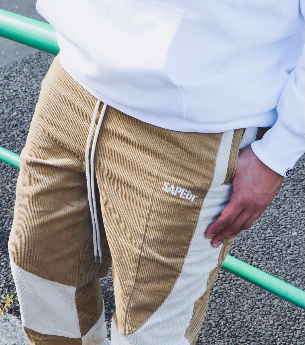 sapeur サプール コーデュロイ トラックパンツ XXL|Yahoo sapeur サプール コーデュロイ トラックパンツ XXL|Yahoo