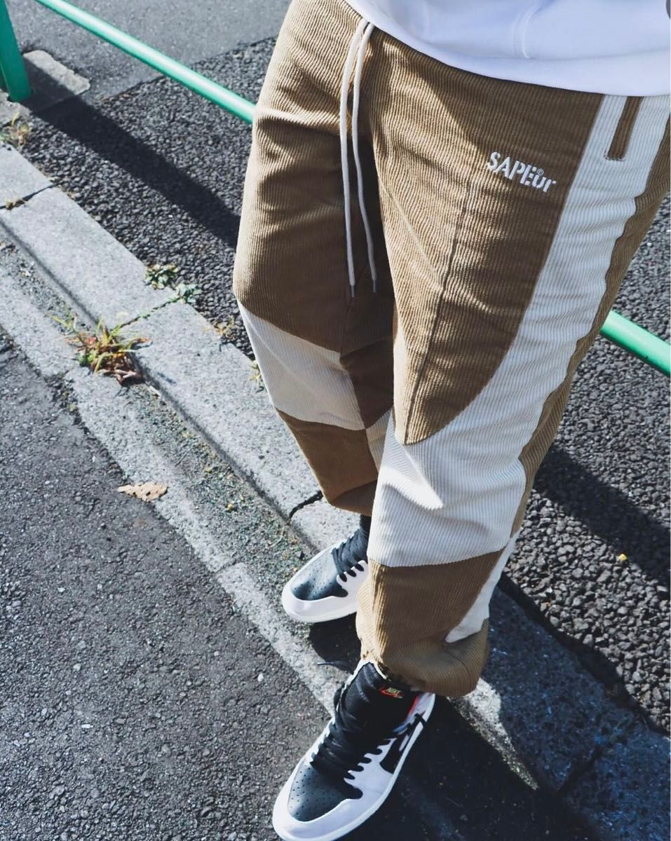 sapeur サプール コーデュロイ トラックパンツ XXL|Yahoo sapeur サプール コーデュロイ トラックパンツ XXL|Yahoo