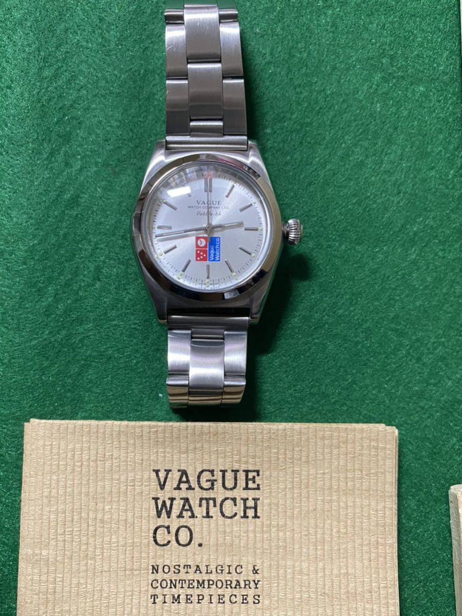 VAGUE WATCH COMPANY Vabble-bk、自動巻腕時計、美品の画像2