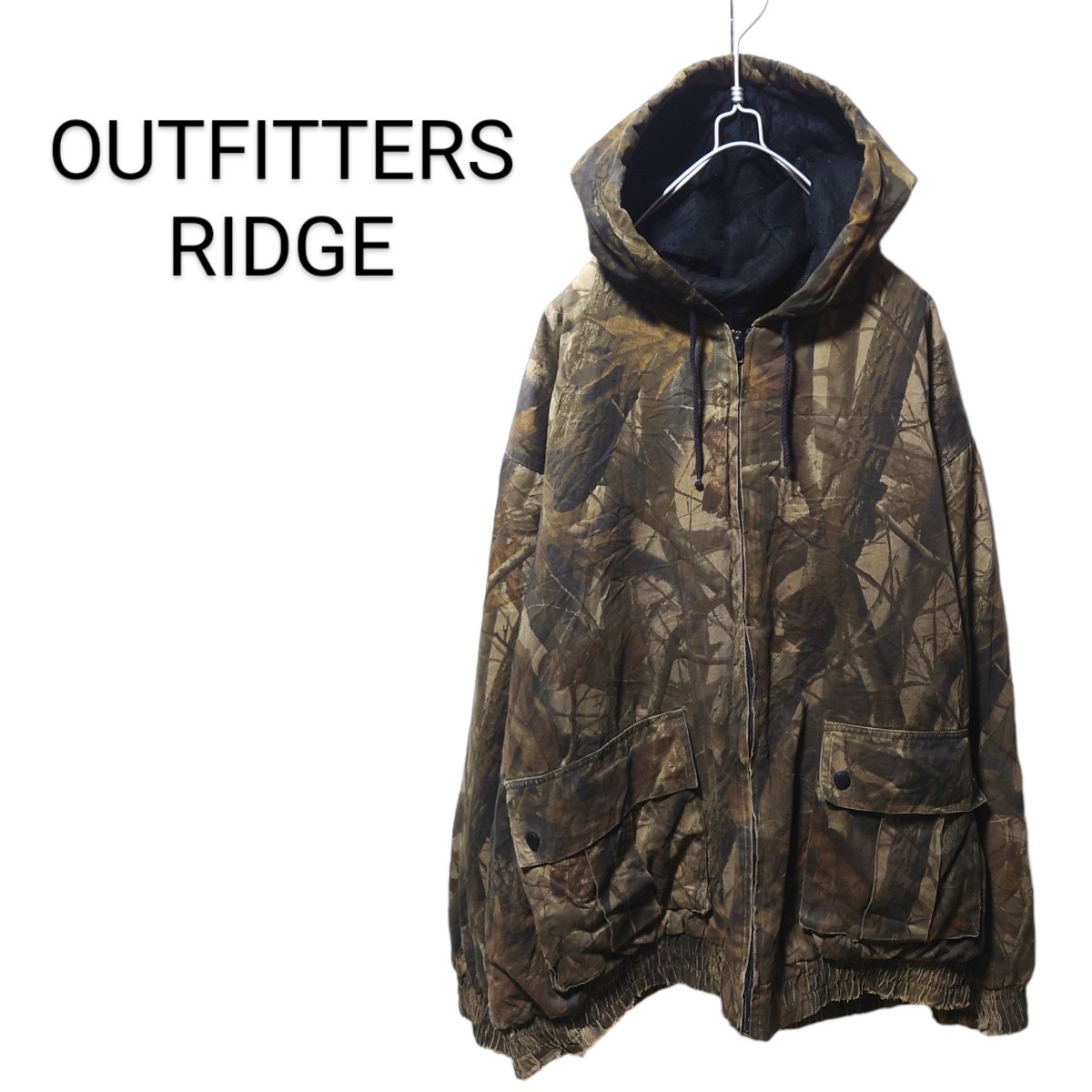 【OUTFITTERS RIDGE】リアルツリーカモ 中綿入りブルゾンA1674_画像1