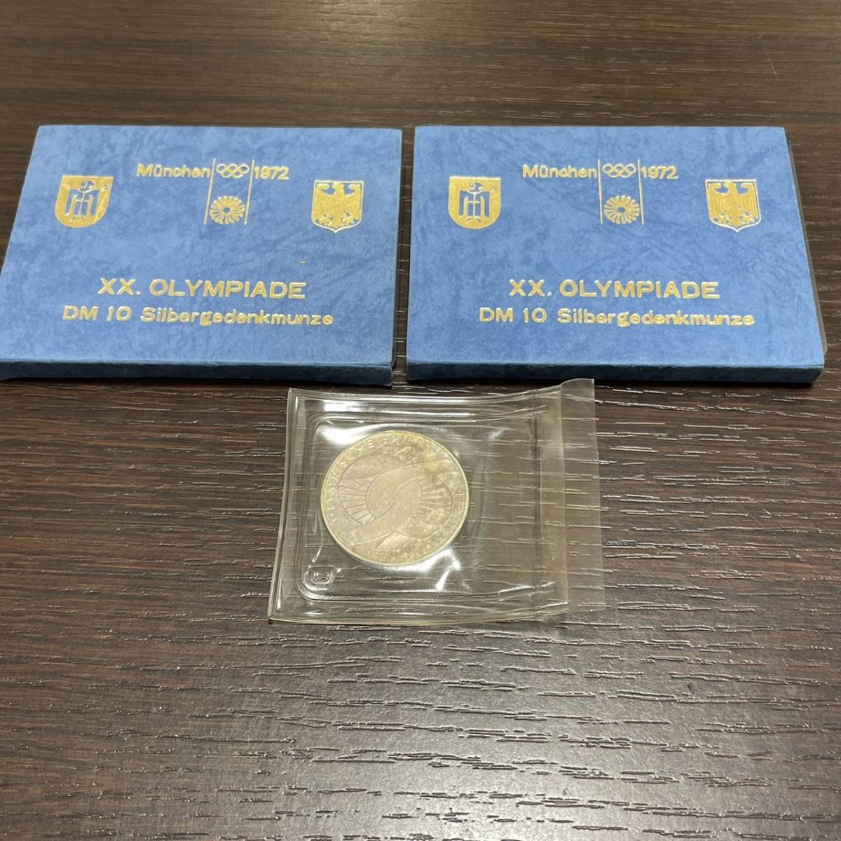 #6943　ドイツ　ミュンヘンオリンピック　記念銀貨　10マルク　3枚　1972年　長期保管品_画像4