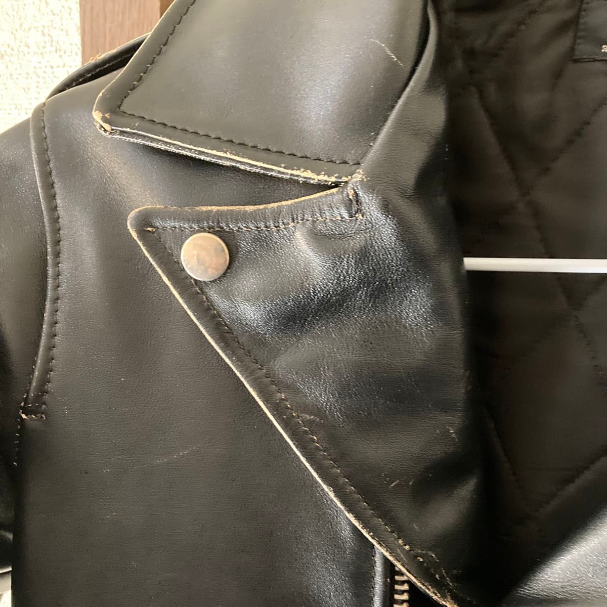 A P C アーペーセー レザー ダブル ライダース ジャケット 牛革 A P C アーペーセー レザー ダブル ライダース ジャケット 牛革
