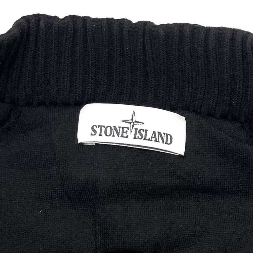 美品 国内正規品 STONE ISLAND ストーン アイランド 6515559A5 ナイロン 中綿 ジャケット キルティング ニット ブルゾン ジップアップ L_画像9