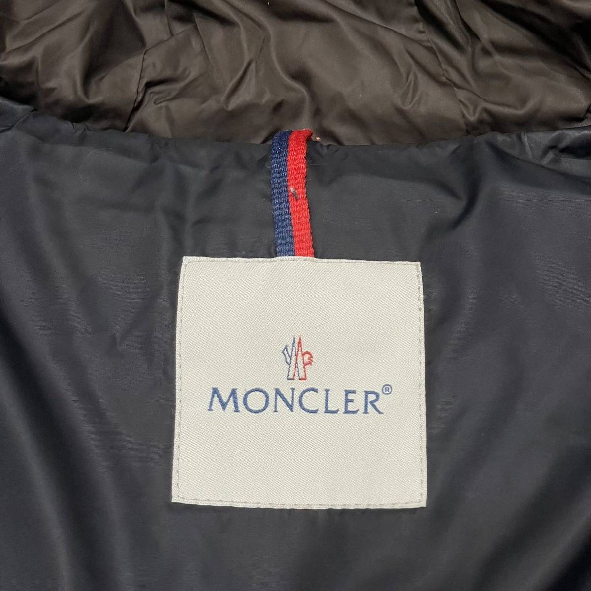 国内正規品 MONCLER モンクレール MESS DOWN JACKET 定価16万円 ラクーンファー ナイロン ダウンジャケット メス ブルゾン 0 ブラウン_画像9