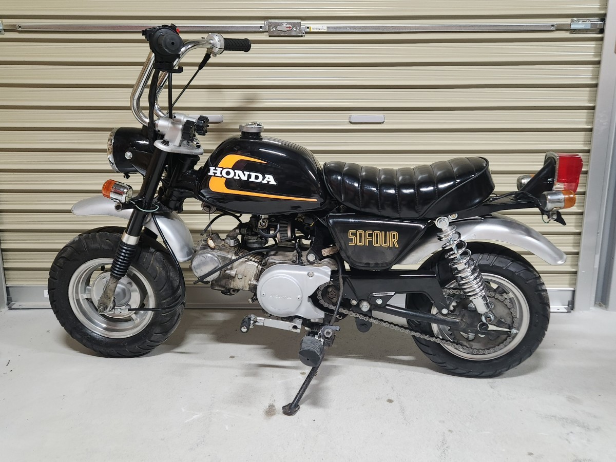 ホンダ 4lモンキー ローダウン エンジン始動 鍵付き 1スタ Z50J ホンダ 4lモンキー ローダウン エンジン始動 鍵付き 1スタ Z50J