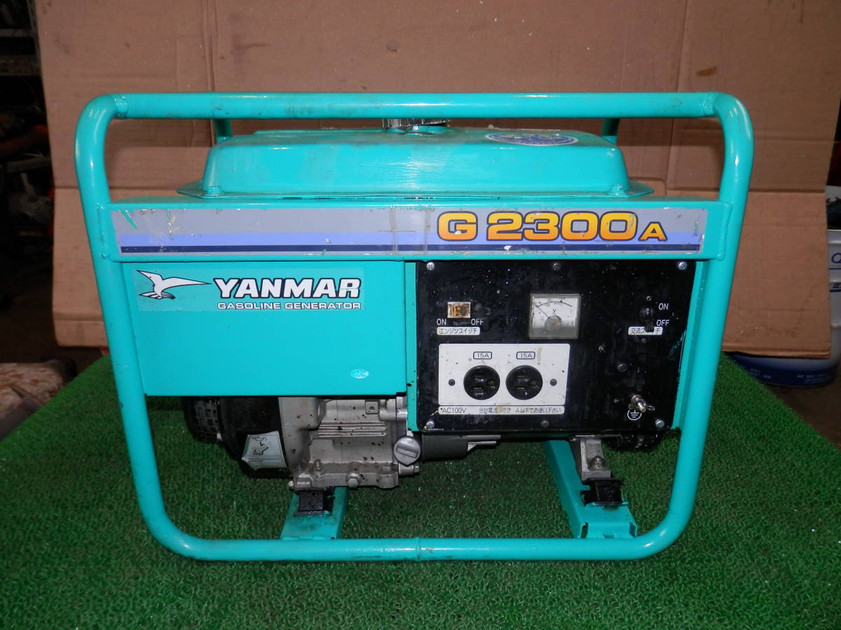 ◆3401-110　ヤンマー発電機　G2300A　2.3Kw　50Hz