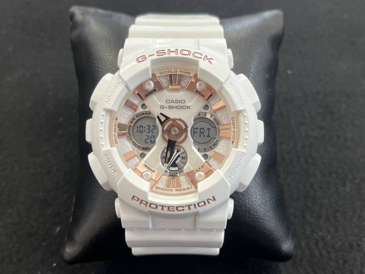 【現状品】CASIO カシオ G-SHOCK 5229 GA-120LH ホワイト 稼働品 ラバーズコレクション2020_画像1