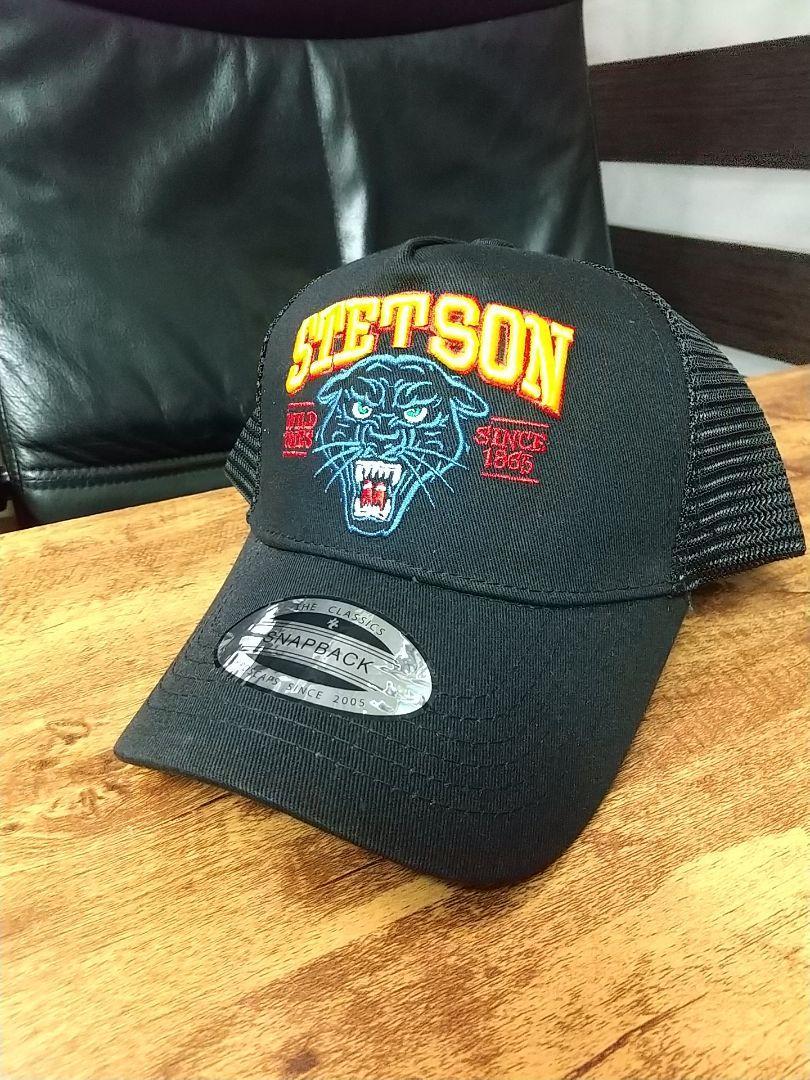 即決　新品　送料無料　ステットソン　STETSON　キャップ　CAP　US　WILD ONE’S　カリフォルニア　CA　トラッカー　USA　アメリカ　_画像1