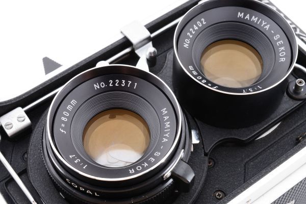 [美品] マミヤ MAMIYA C220 Pro 二眼レフ 6x6 フィルムカメラ + MAMIYA-SEKOR 80mm f/3.7 2058319_画像9