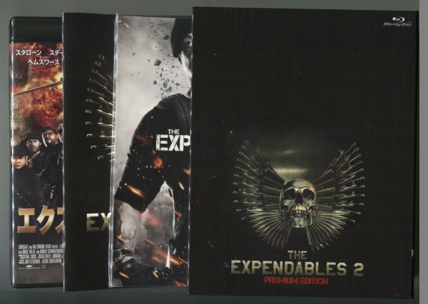エクスペンダブルズ Premium-Edition1、2、3（3作品セット・全7枚）■国内正規盤Blu-ray■■_ブックレット、カードセットつき