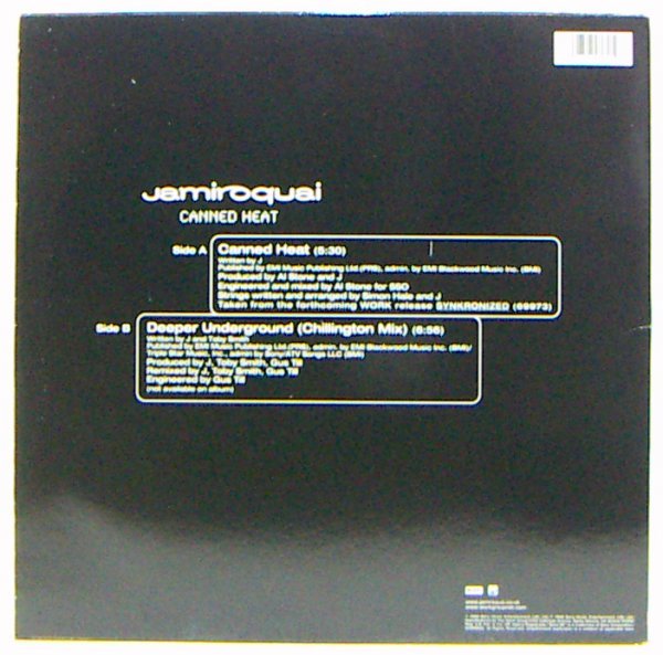 12”Single,JAMIROQUAI　CANNED HEAT 輸入盤　_画像2