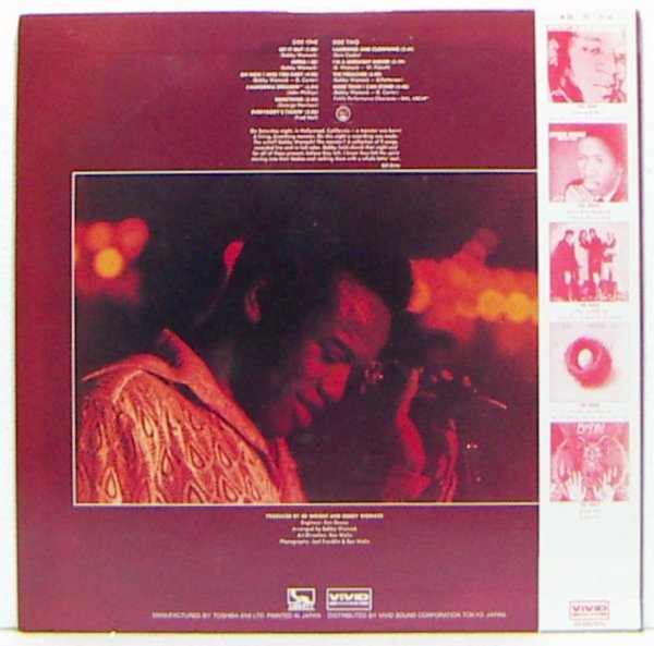 LP,ボビーウォーマック BOBBY WOMACK ザ・ウォーマックライヴ VIVID SOUNDの画像2