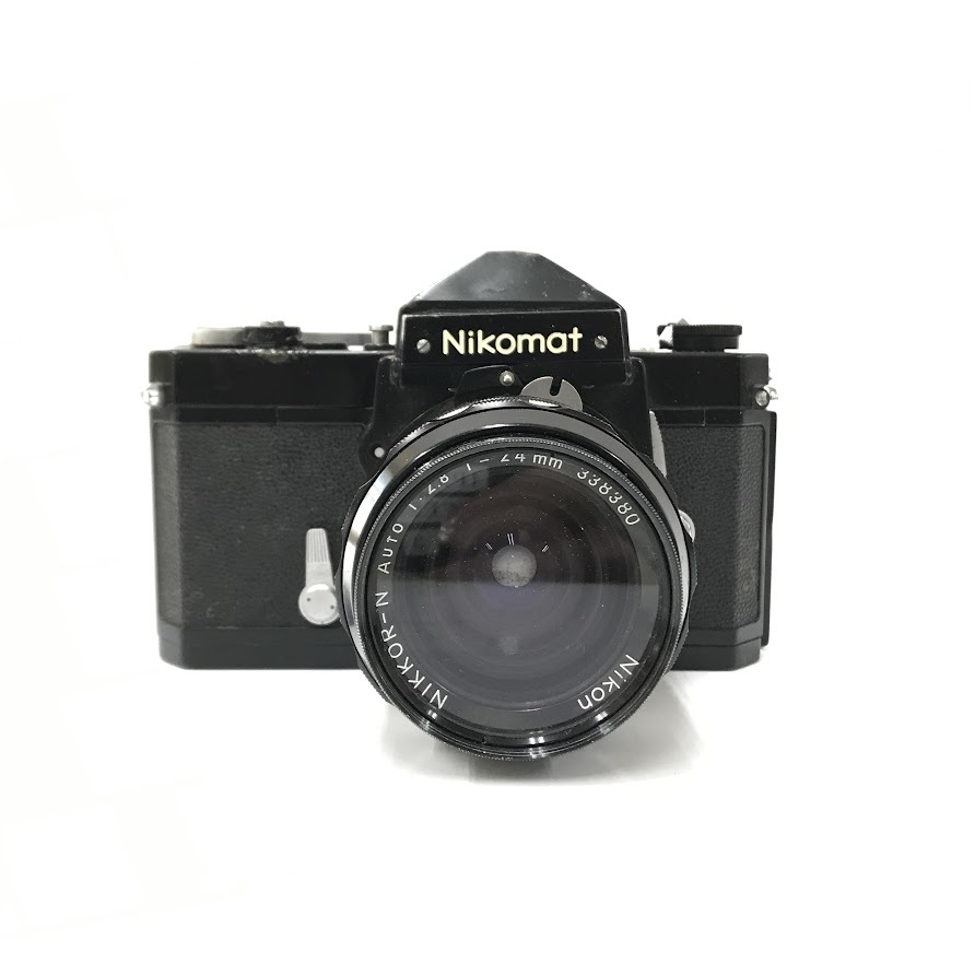 【ITRH9A0WIE3L】Nikon Nikomat ニコン ニコマート フィルムカメラ NIKKOR-N Auto 1:2.8 f=24mm 338380_画像1