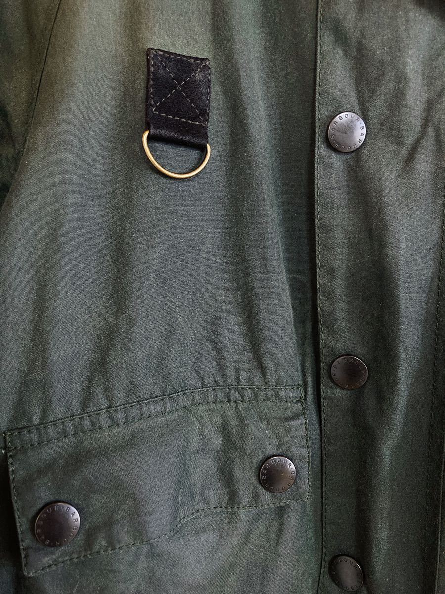 Barbour Spey SL 34オイルドジャケット _画像4