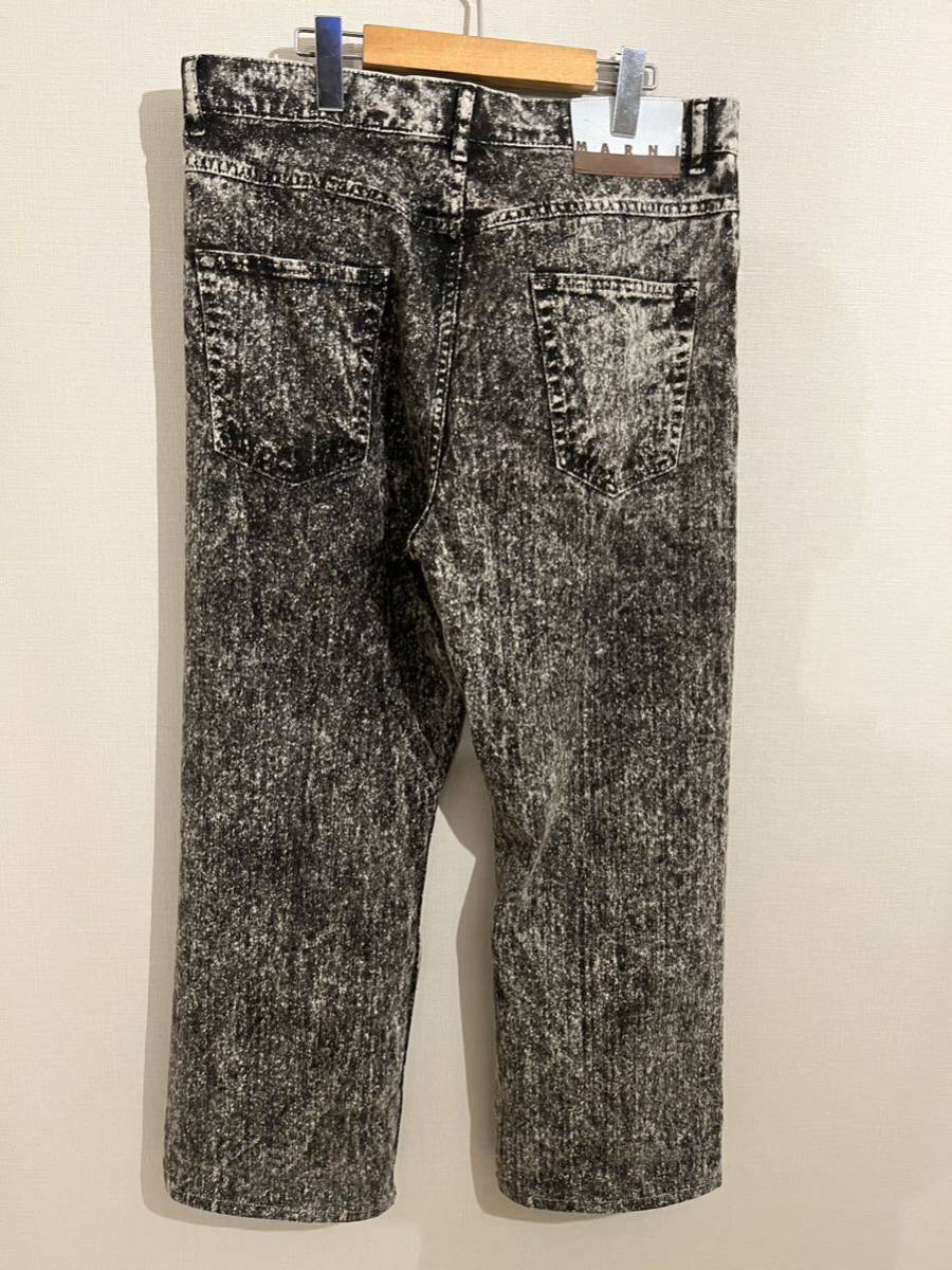 MARNI мрамор Denim Roo z джинсы 32 дюймовый 