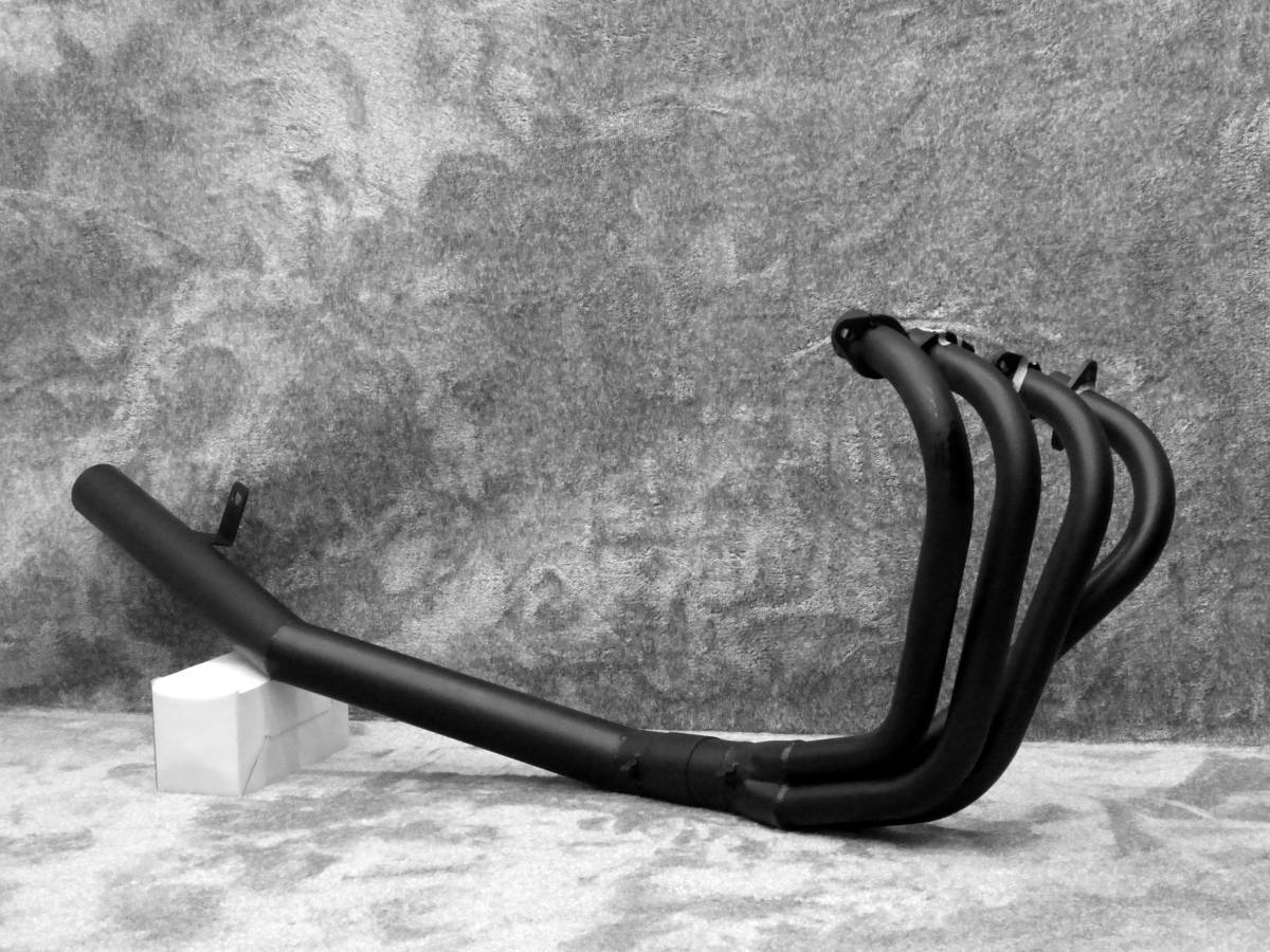 【送料無料】『ヨシケン』ＣＢ４００ＳＦ 黒アルミ６０．５Π ショート管/ NC31鉄管 マフラー 集合管 手曲げタイプ の画像2