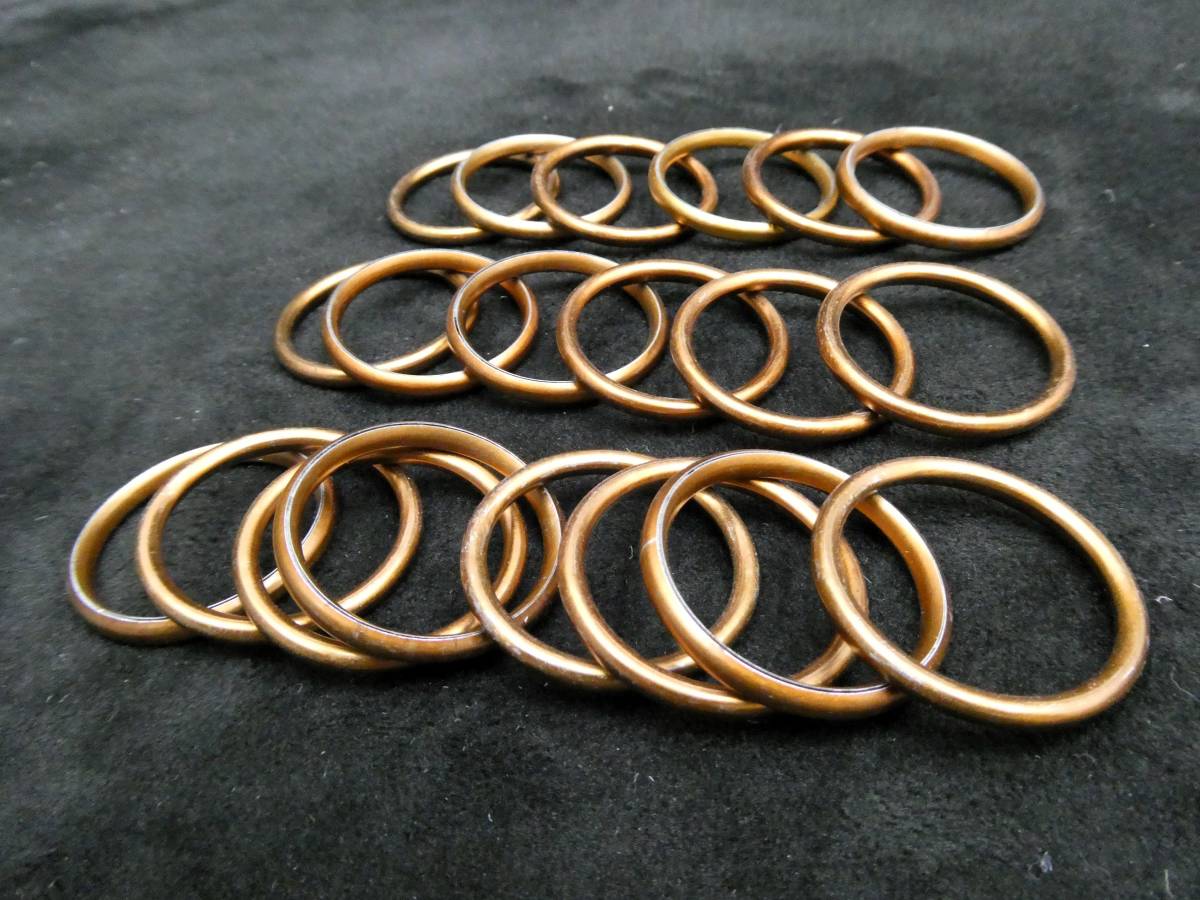 [ free shipping ] muffler gasket round 20 sheets / strengthen version CBX400F NC31 CBR400F NC42 CBX550F CB400Four NC36 CB400SF NC39 washer 