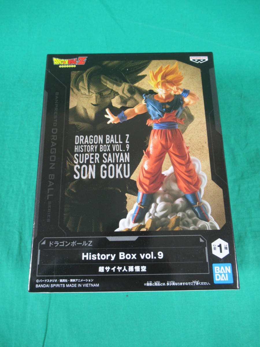 06/A528★ドラゴンボールZ History Box vol.9 超サイヤ人 孫悟空★フィギュア★バンプレスト★プライズ★未開封品_画像1