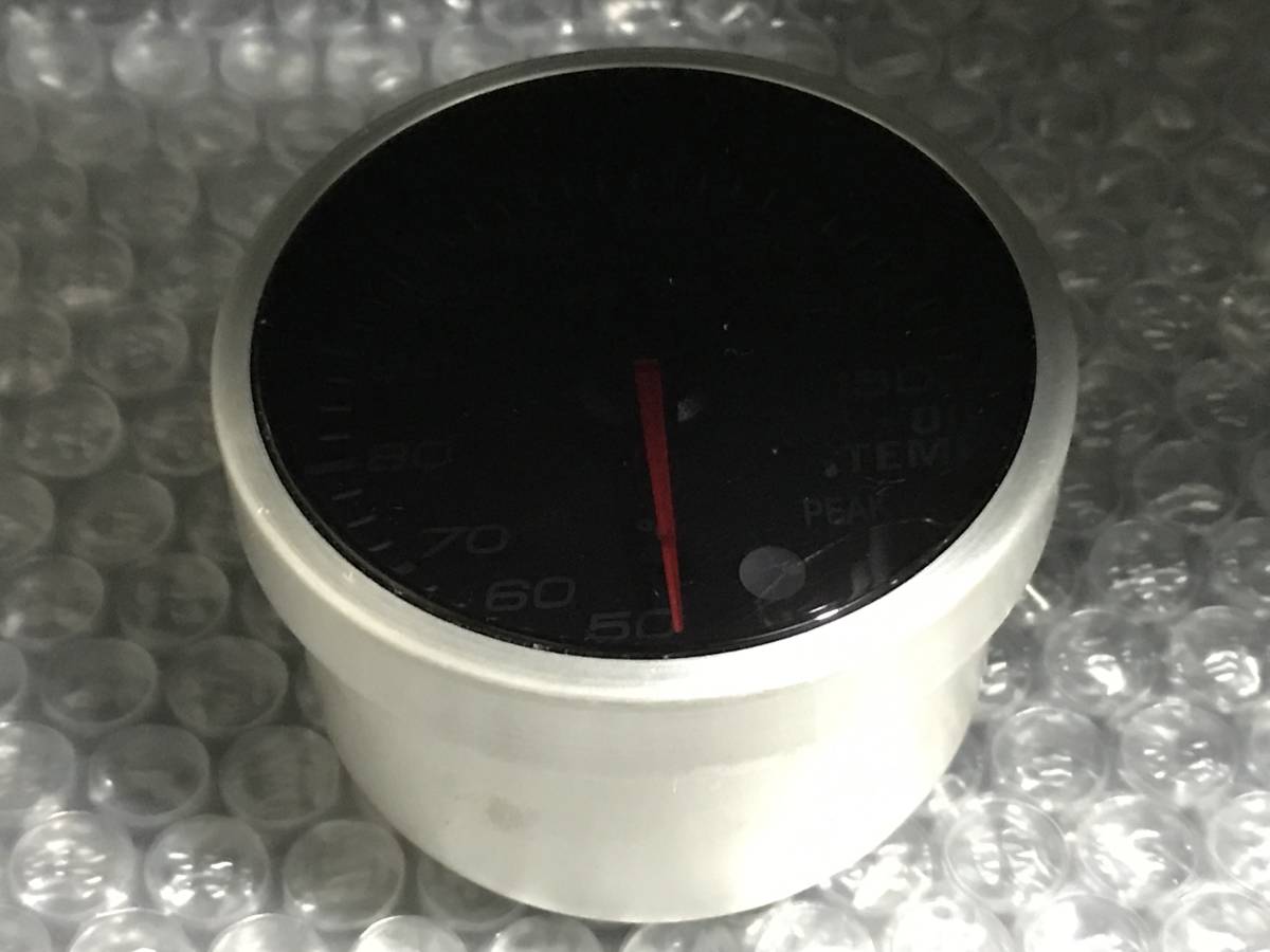  rare out of print!Defi( Defi ) link meter BF white oil temperature gauge body old model ilmi white Black Face sensor & Harness less 