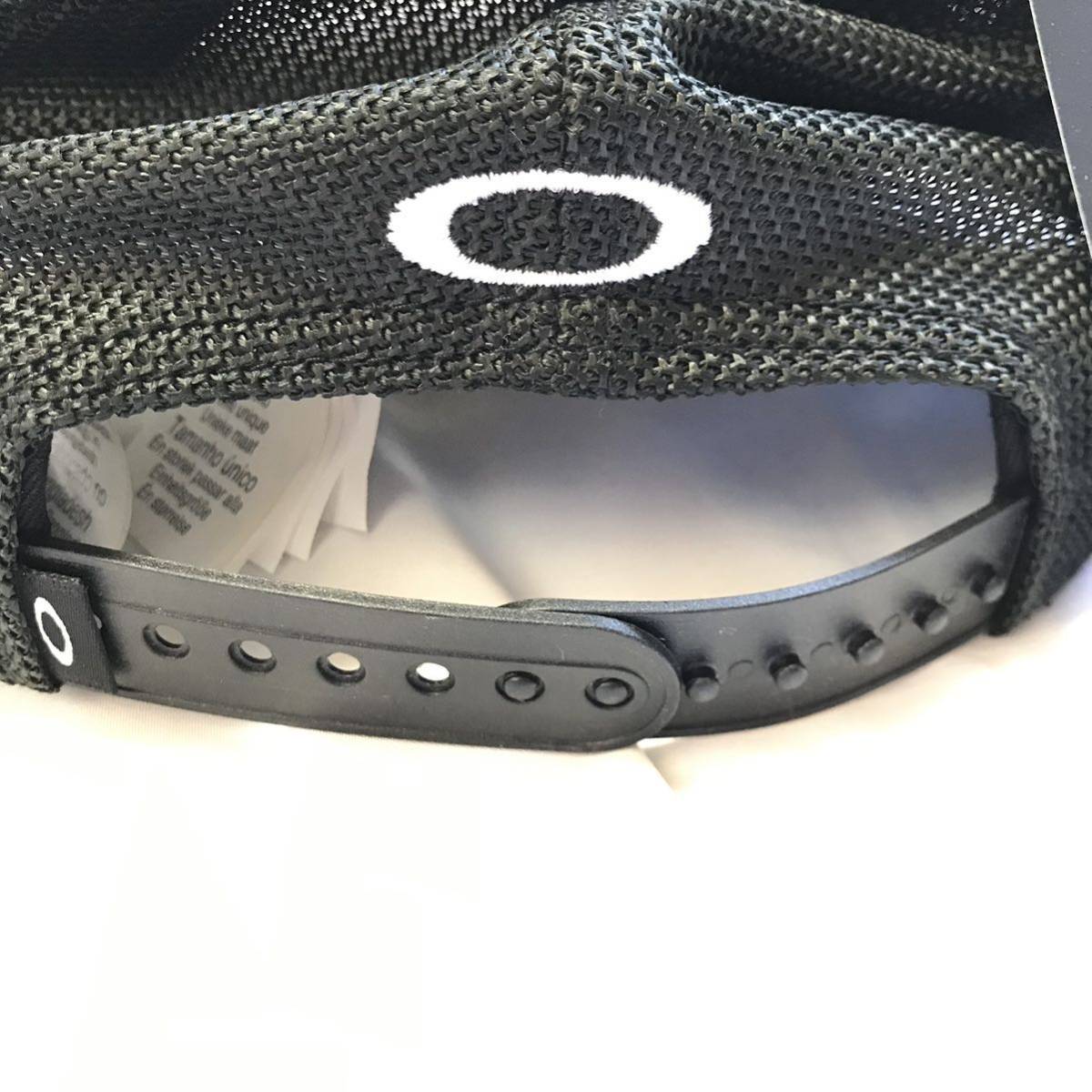 ▲新品 【フリーサイズ】55-60cm (ブラック)ゴルフ NEW ERAオークリー（OAKLEY）ヘザーニューエラスナップバックハット キャップ _画像5