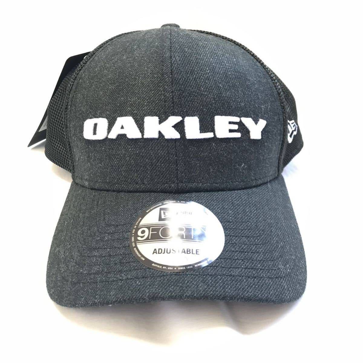 新品 【フリーサイズ】55-60cm (ブラック)ゴルフ NEW ERAオークリー（OAKLEY）ヘザーニューエラスナップバックハット キャップ_画像2