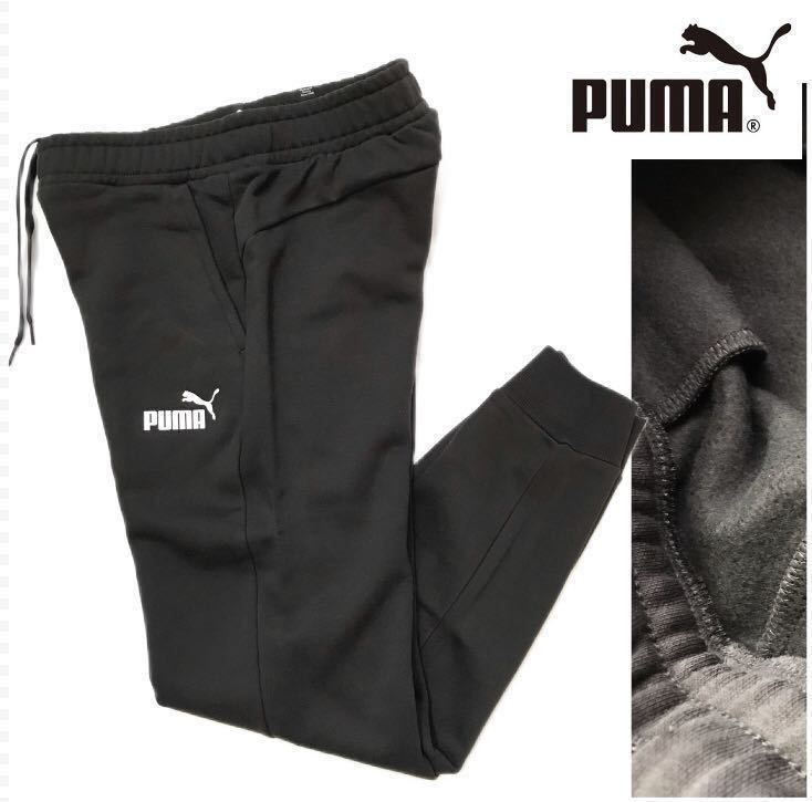 ◎028新品【メンズXXL】黒白 プーマ ゴルフにオススメ スウェットパンツ ジャージ PUMA POWER キャット スポーツウェア ゴルフ_画像1