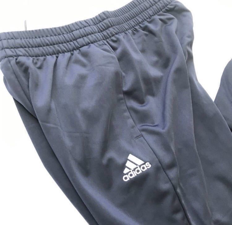 ◎006新品【メンズ2XL】紺ネイビー adidas アディダス 上下セット ジャージ パンツ セットアップ ロゴ オールシーズン 裏トリコット起毛 _画像7