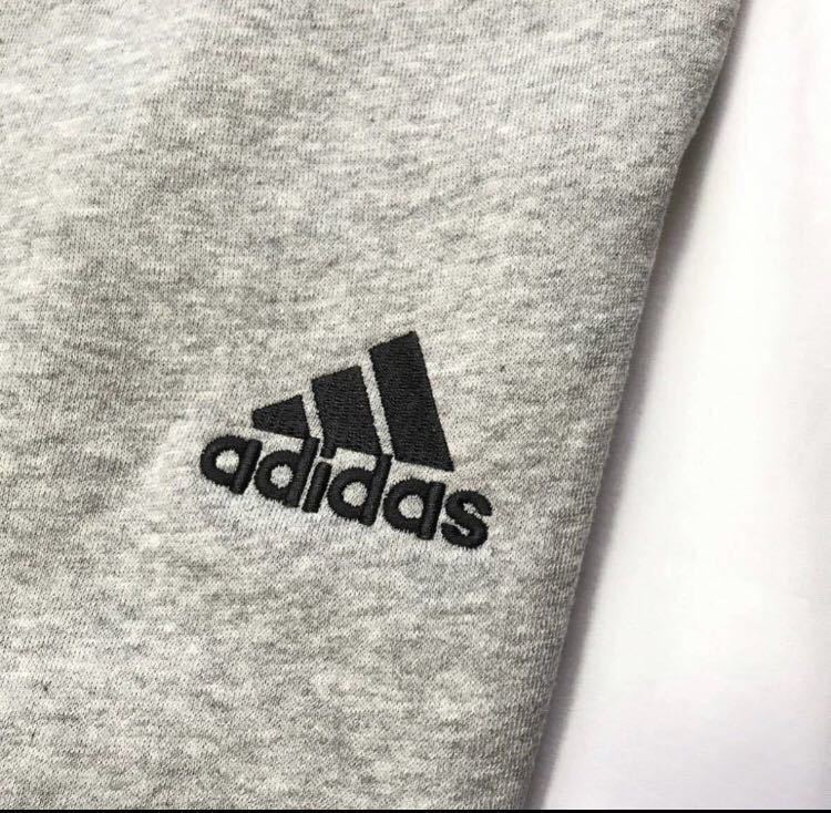 ▲新品【メンズXO/ウエスト90前後】 灰 adidas ゴルフにお勧め アディダス スウェット ジョガーパンツ テーパード フリース 裏起毛_画像7