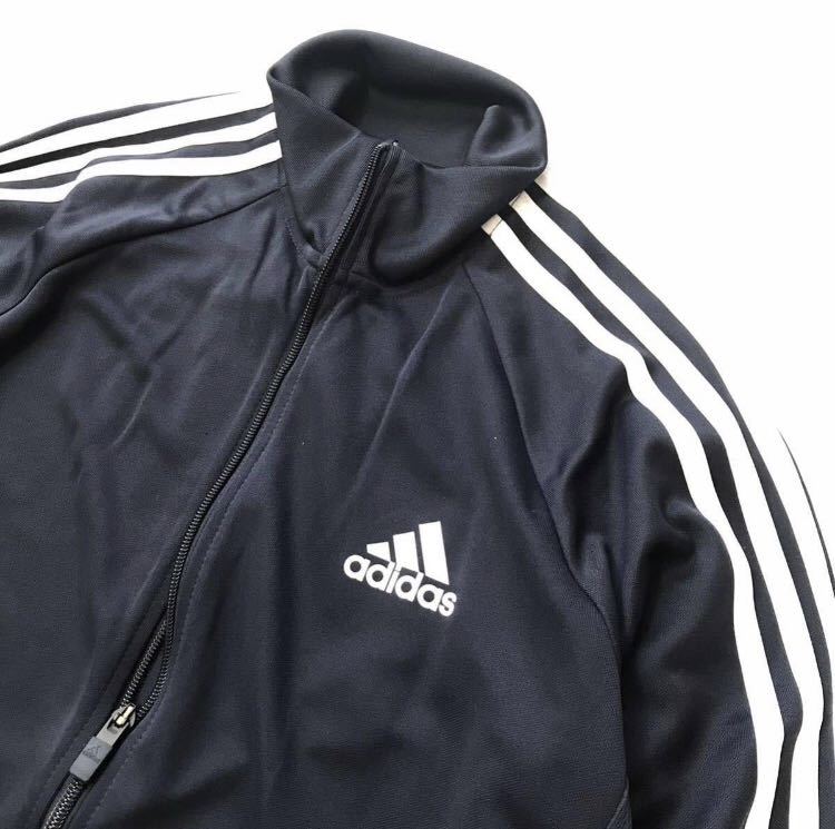 ◎007新品【メンズL】 紺ネイビー adidas アディダス 上下セット ジャージ セットアップ スリーライン オールシーズン トラックスーツ _画像2