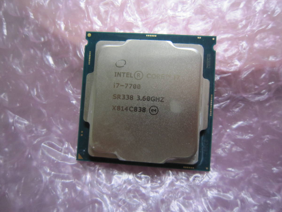 028☆CPU Intel Core i7 7700 3.60GHz SR338 動作品－日本代購代Bid第