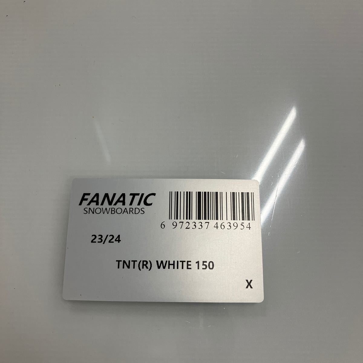 新品　未使用　FNTC スノーボード TNT R WHITE 150cm スノーボードギア グラトリ 23-24モデル　_画像7