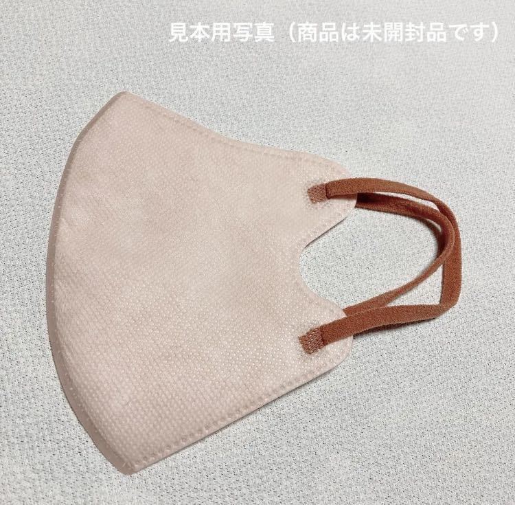 [ new goods unopened ]40 pieces set bai color small face 3D solid mask [ baby pink ] non-woven 3 layer humidification health disaster prevention strategic reserve . care 