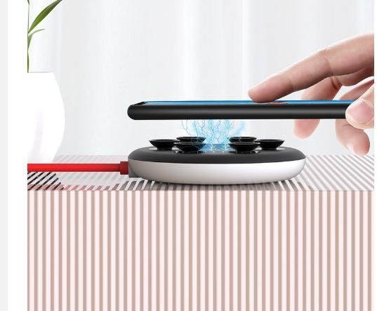 ワイヤレス充電器 レッド×ピンク 吸盤式 QI急速充電 吸盤吸着 吸着充電 安全 多機種対応 コンパクト 最大15W出力 iPhone Android対応_画像8