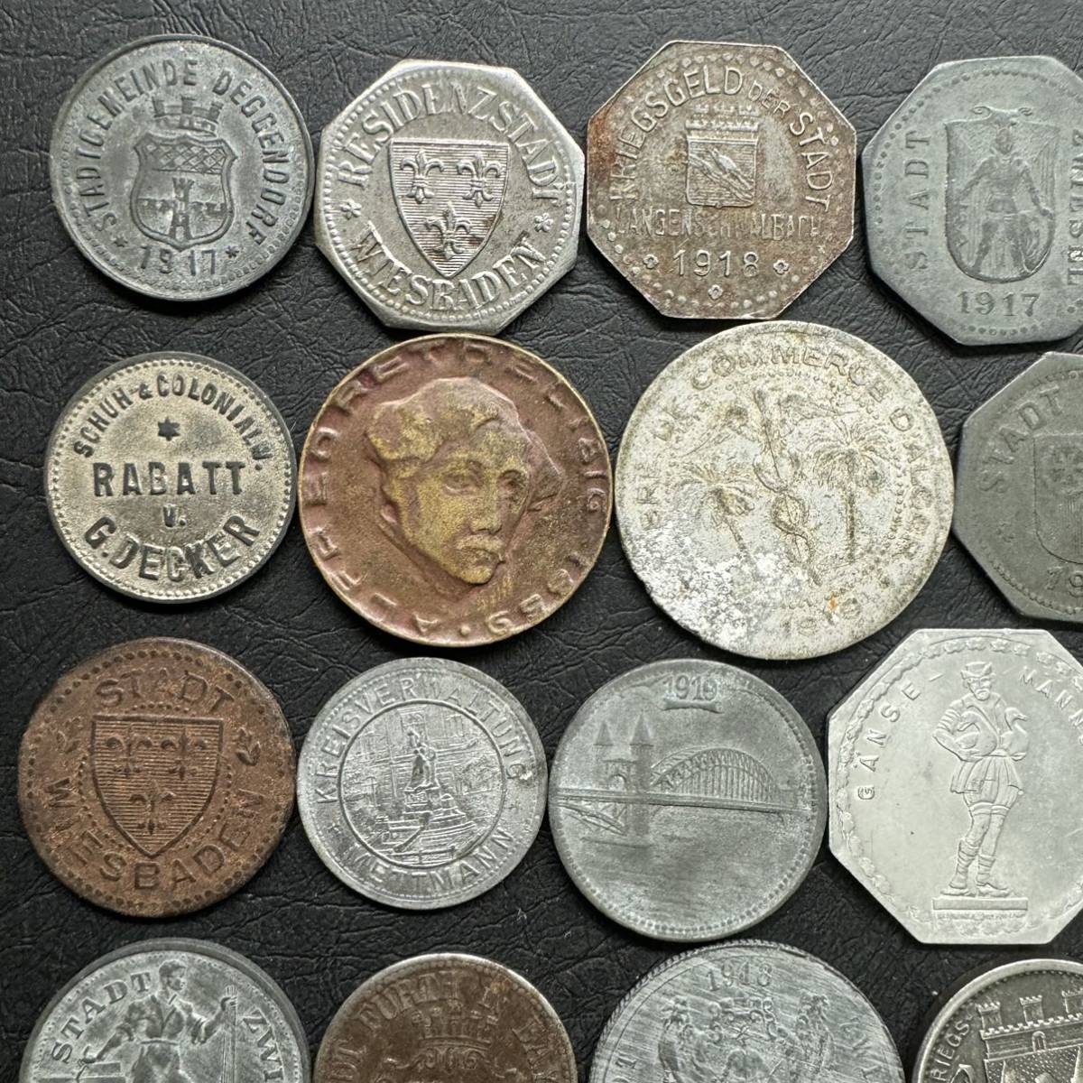 ドイツ　ノートゲルト硬貨　約40枚まとめて　帝政ドイツ　ライヒスマルク　古銭　アンティーク_画像3