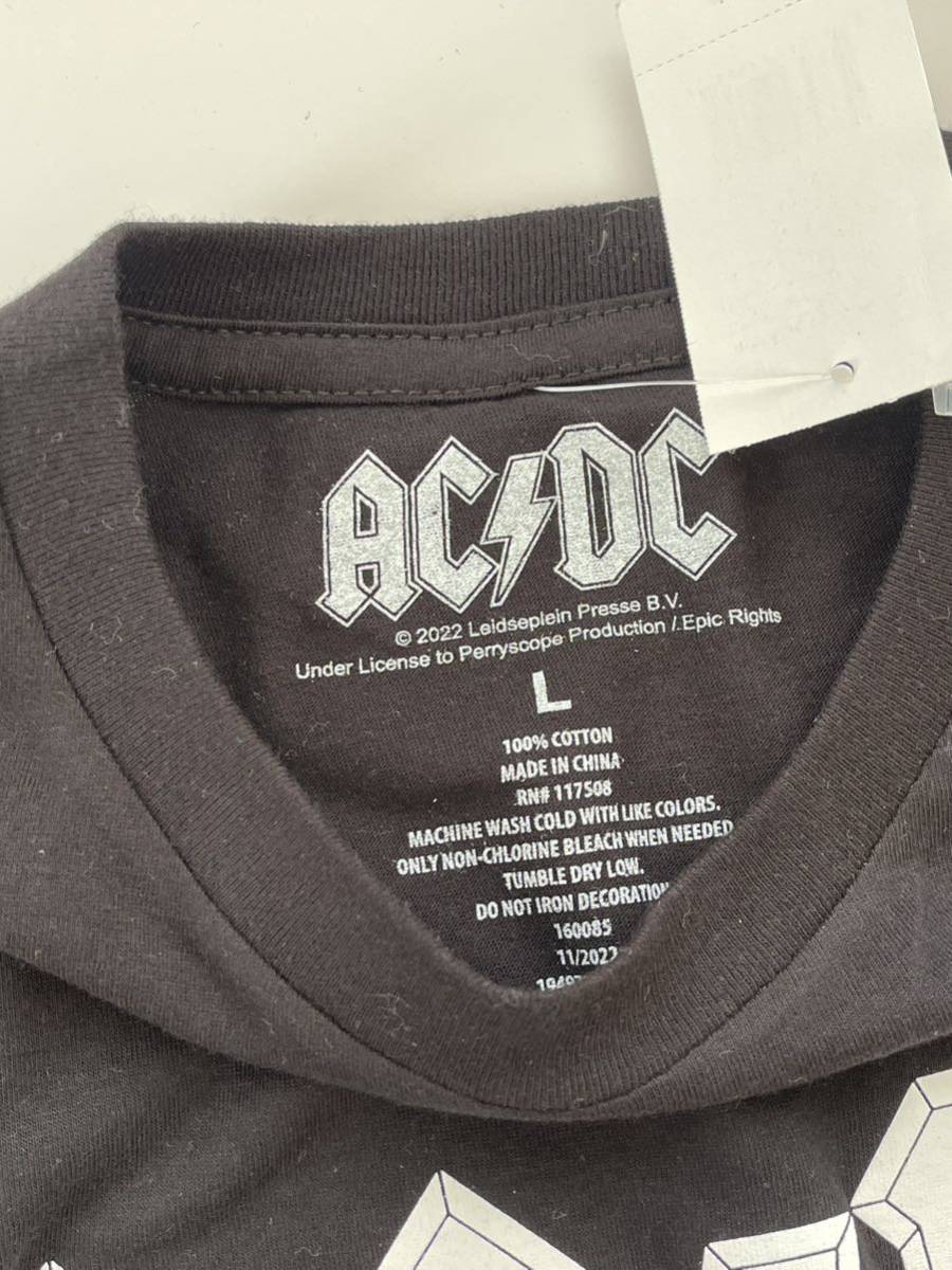 ACDC　Tシャツ　新品　Lサイズ　ブラック　クイックポスト　半袖Tシャツ 　AC/DC　バンドＴシャツ_画像4