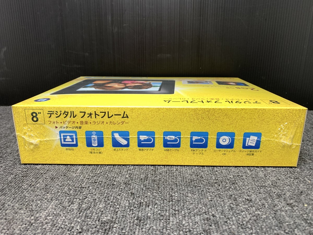 K1884 M * new goods * Transcend 8~ digital photo frame TS2GPF810W SD card attaching * unopened goods *