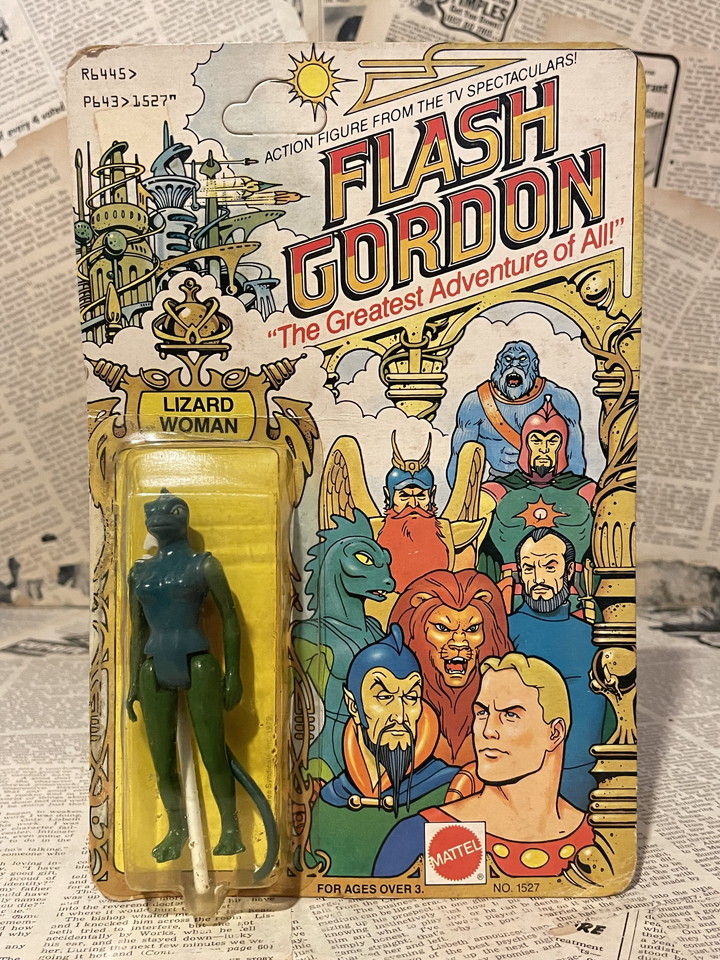 ☆1970年代/フラッシュゴードン/アクションフィギュア/即決ビンテージ/Flash Gordon/Action Figure(70s/Lizard Woman/MOC) OA-103