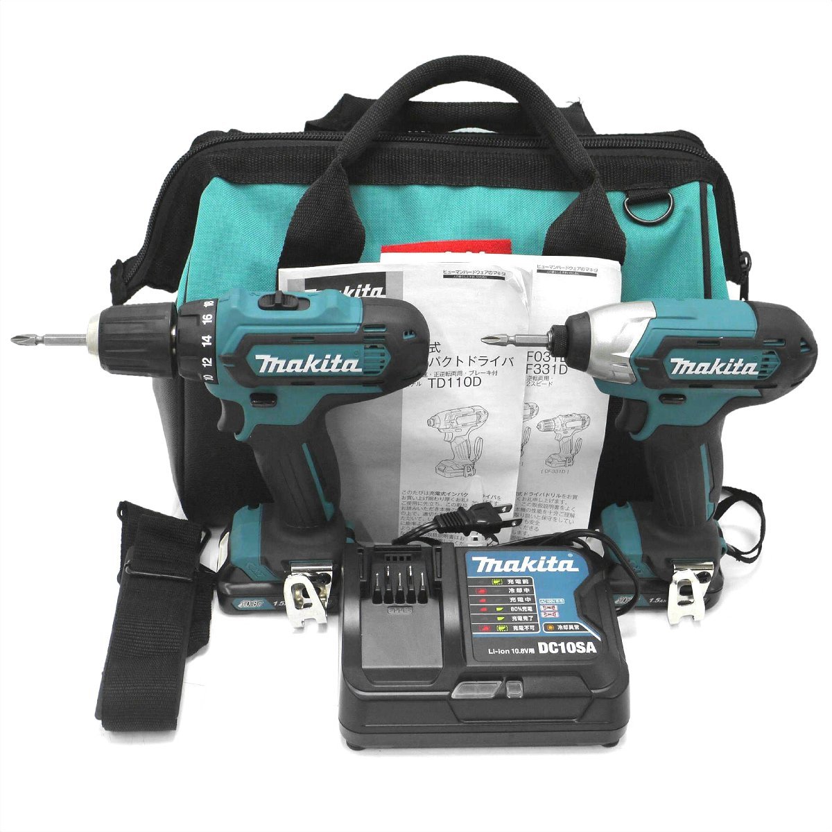 美品】makita/マキタ コンボキット(ドライバドリル/インパクト 美品】makita/マキタ コンボキット(ドライバドリル/インパクト