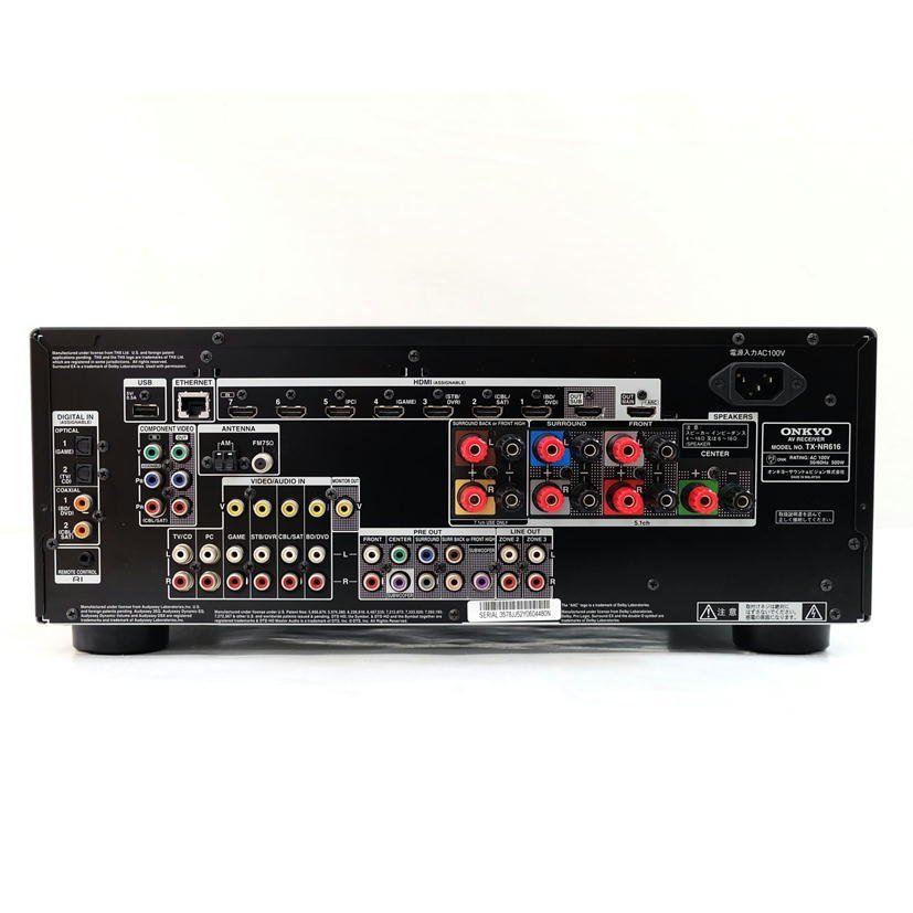 1円【ジャンク】ONKYO オンキョー/AVレシーバー/TX-NR616/71_画像5