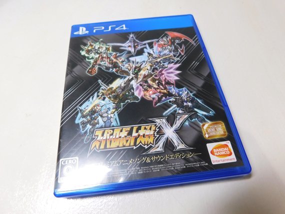 美品◇BANDAI NAMCO/バンダイナムコ スーパーロボット大戦 X -プレミアムアニメソング＆サウンドエディション- PS4ソフト◇_画像1