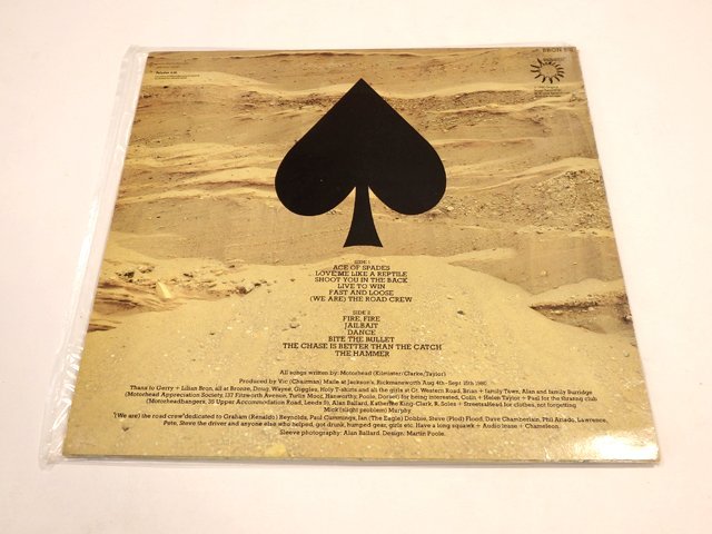 ★ LP レコード / MOTORHEAD ACE OF SPADES UKオリジナル盤 BRON 531 ★_画像2