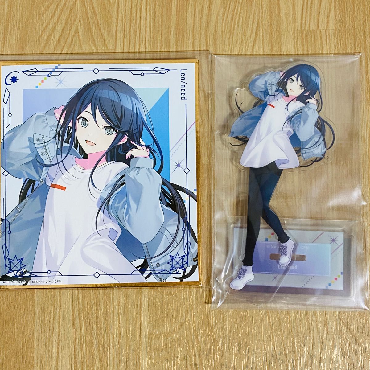 プロセカ 星野一歌 ゆらゆらアクリルスタンド 2点セット 星乃一歌 アクリルスタンド ミニ色紙 プロセカ