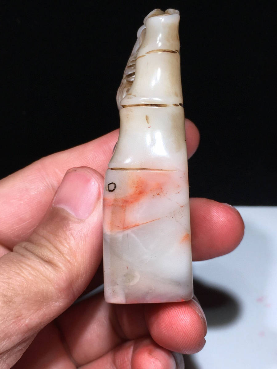 ▽鴻▽ 寿山石 芙蓉石 細密彫 節節高升印章 置物 古賞物 中国 ▽鴻▽ 寿山石 芙蓉石 細密彫 節節高升印章 置物 古賞物 中国