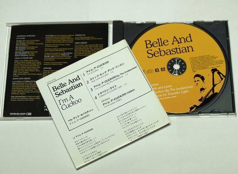 国内盤 ベル・アンド・セバスチャン / アイム・ア・CUCKOO Belle And Sebastian シングル I'm a Cuckoo CD_日本語歌詞カードの端の方にしわあります