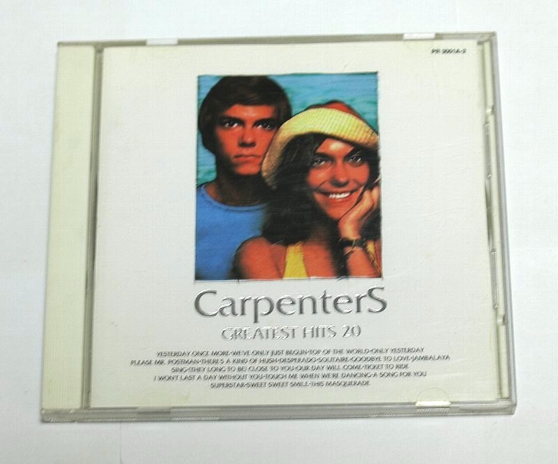 CARPENTERS GREATEST HITS 20 カーペンターズ CD ベスト イエスタデイ・ワンス・モア, 遙かなる影, トップ・オブ・ザ・ワールド_画像1