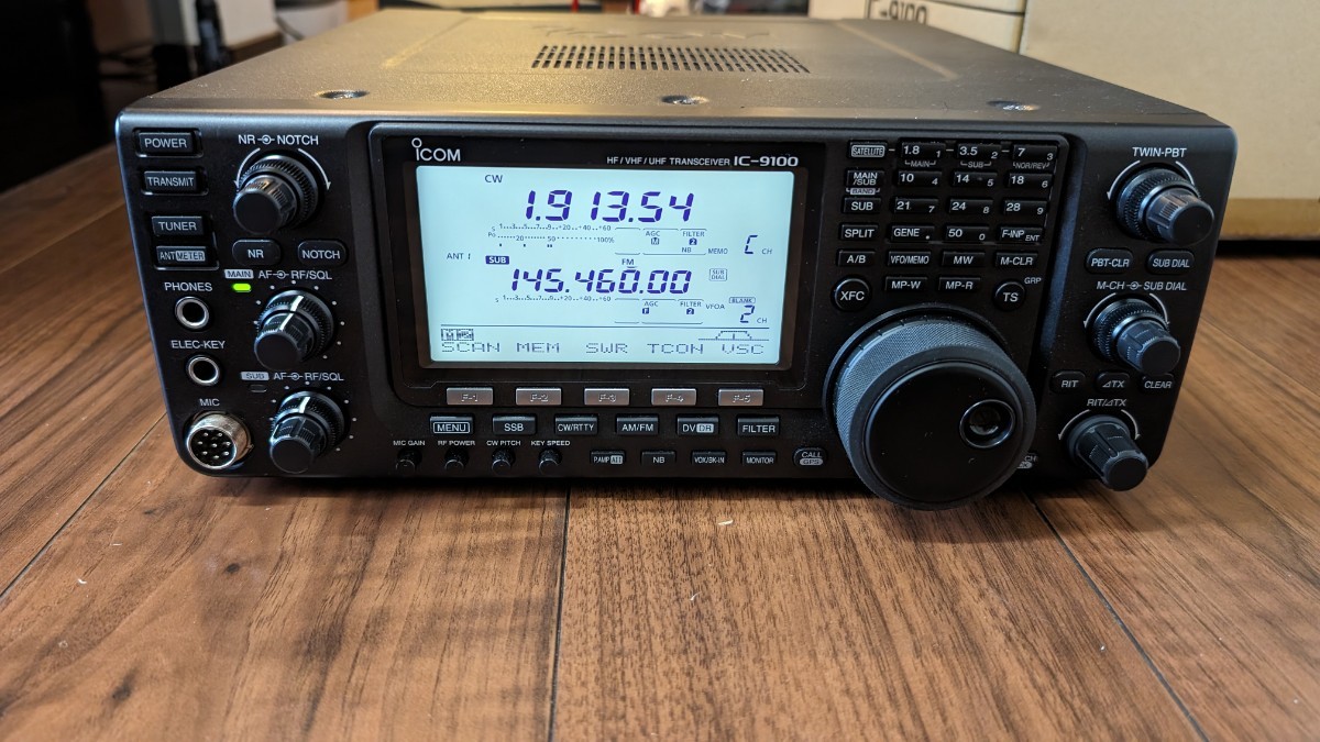 アマチュア無線 IC-9100 アイコム HF+50MHz+144MHz+430MHz+ (1200MHz) SSB/CW/RTTY/AM/FM/DV 100W トランシーバー_画像8