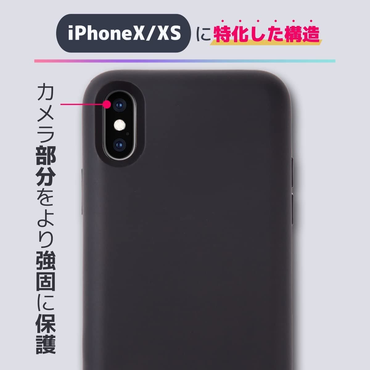 iPhone X/XS バッテリー内蔵ケース 3500mAh ケース型モバイルバッテリー_画像2