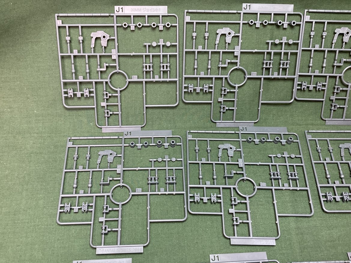 [送料無料]バンダイ 30MM ジョイントランナーJ1 (※一部パーツ切り取り済み)×10枚_画像2