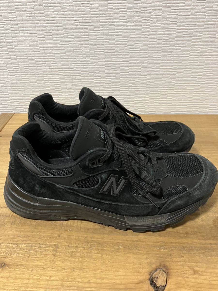 NEW BALANCE M992EA 26.5cm US8.5 ニューバランス トリプルブラック アメリカ製 _画像4